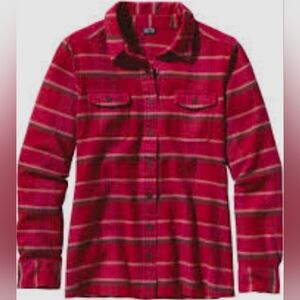 Patagonia Fjord Flannel Red Plaid Button-Up Shirt
